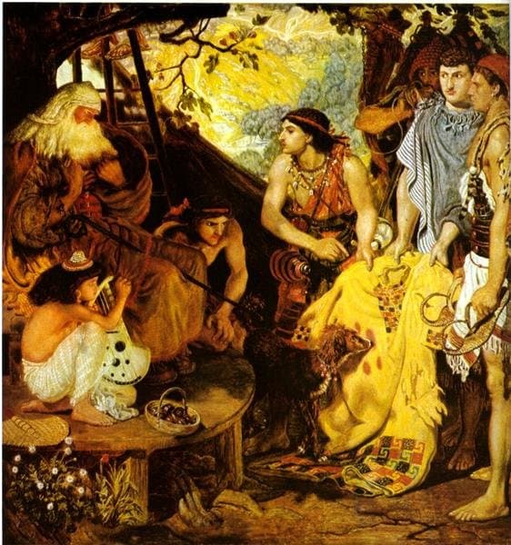 Jacob and Joseph's Coat — Ford Madox Brown