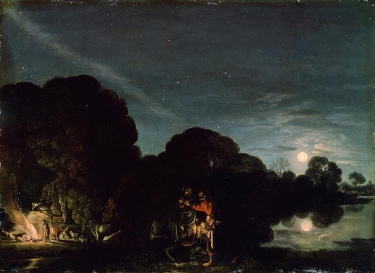 The Rest on the Flight into Egypt — Adam Elsheimer