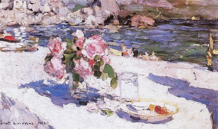 На берегу моря — Konstantin Korovin