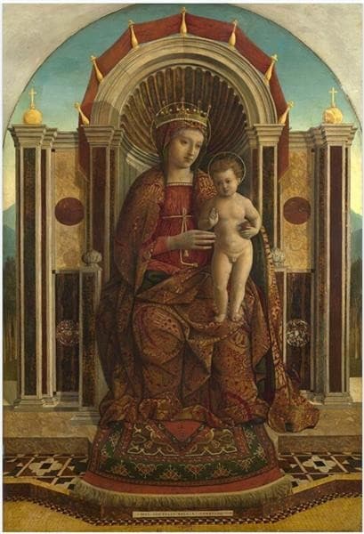 The Virgin and Child Enthroned — Gentile Bellini