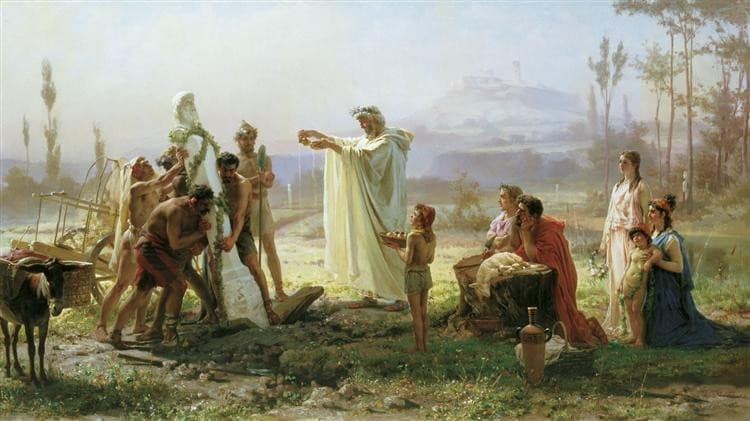 Consecration of the herm — Fyodor Bronnikov