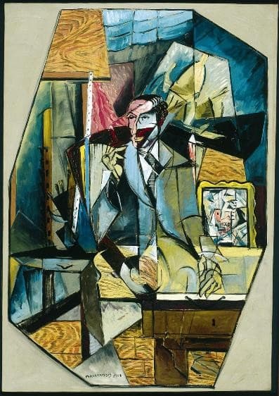 Portret van Albert Flechteim — Louis Marcoussis