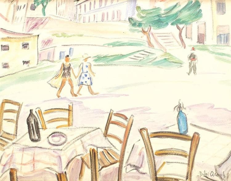 Terrace in Balcic — Nutzi Acontz