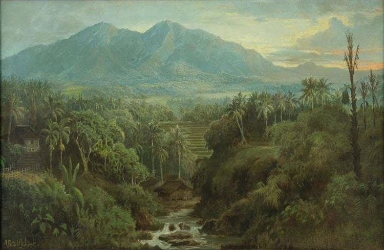 Mountain in the Priangan — Abdullah Suriosubroto