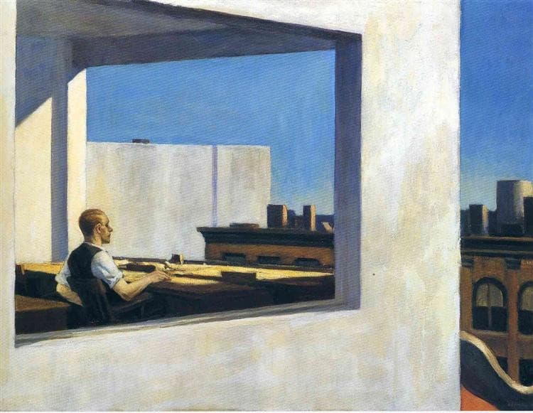 Office in a Small City — Edward Hopper
