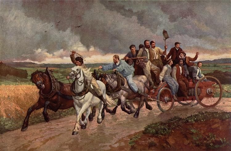 Feuersnot — Eugène Burnand