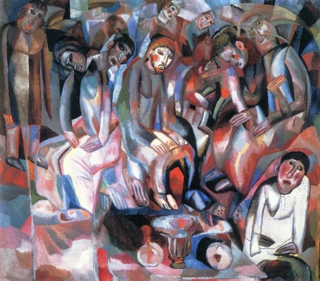 За столом — Pavel Filonov