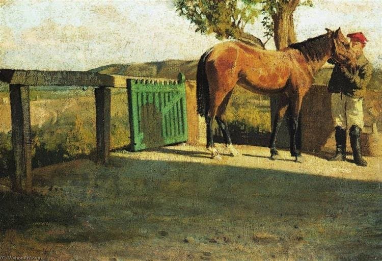 Horse in the Sunlight — Giuseppe Abbati
