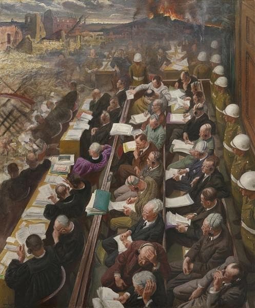 The Nuremberg Trial — Laura Knight