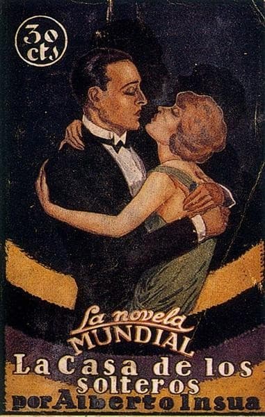 Cover of "La Casa de los solteros" by Alberto Insua — Arturo Souto
