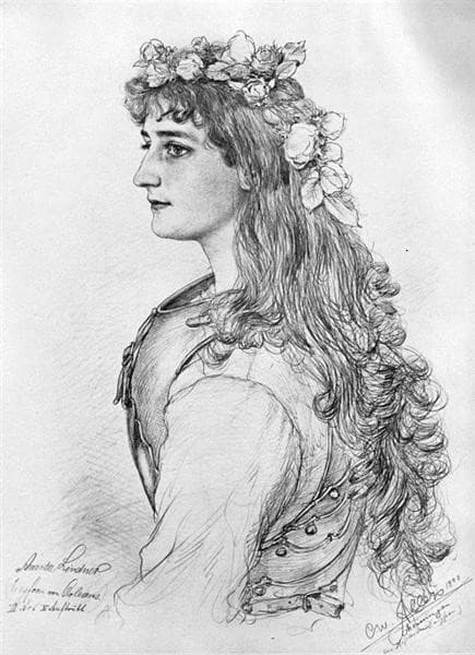 Portrait of Amanda Lindner — Christian Wilhelm Allers
