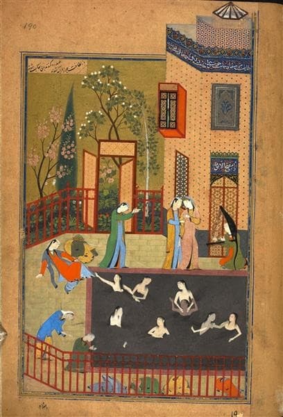 A miniature painting from the Iskandarnama — Kamāl ud-Dīn Behzād