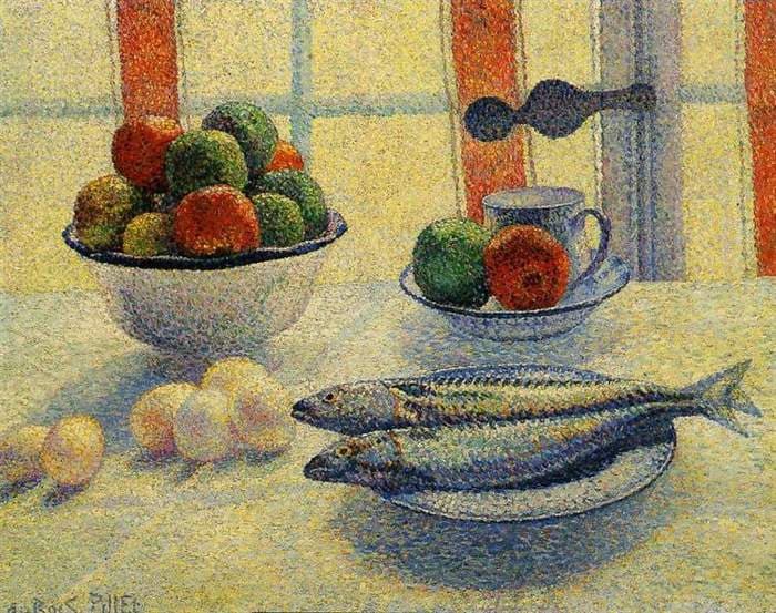 Still Life With Fish — Dubois-Pillet Albert