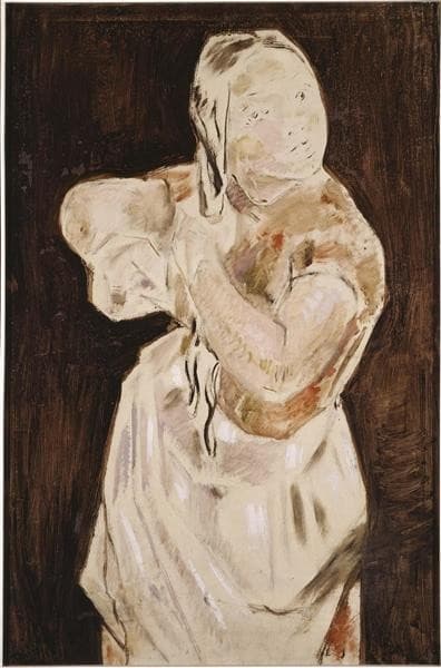Young Woman Combing Her Hair — María Blanchard