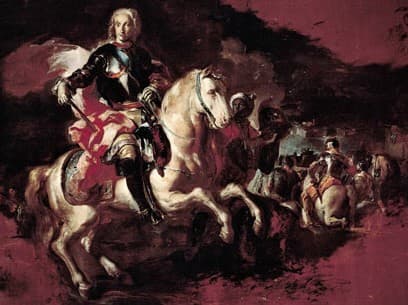 Triumph of Charles III at the Battle of Velletri — Francesco Solimena