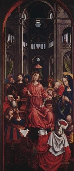 Christ's dispute at the Temple — Defendente Ferrari