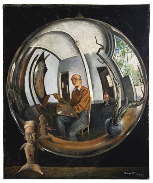 Self-Portrait in a Crystal Ball — Roberto Montenegro