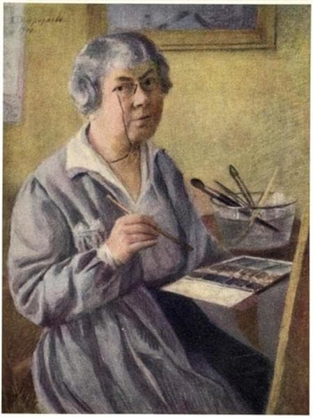 Self-portrait — Anna Ostroumova-Lebedeva