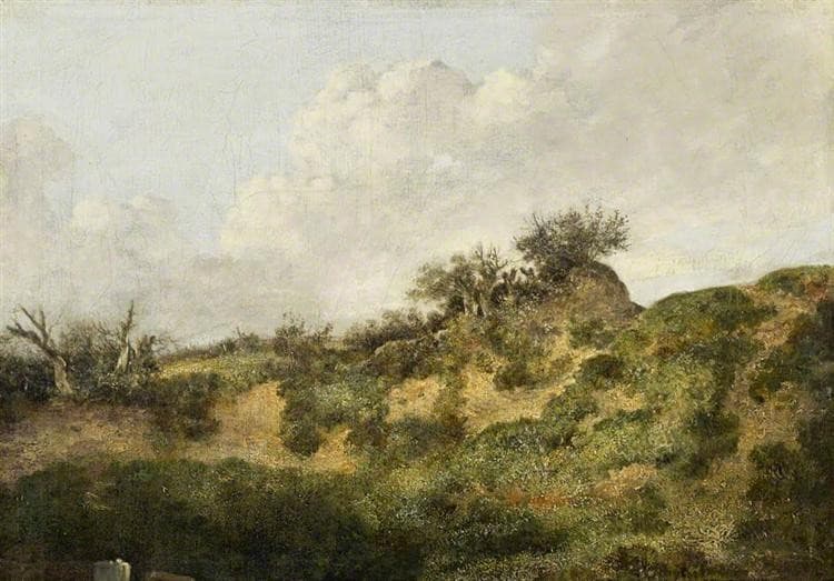 A Sandy Bank — John Crome