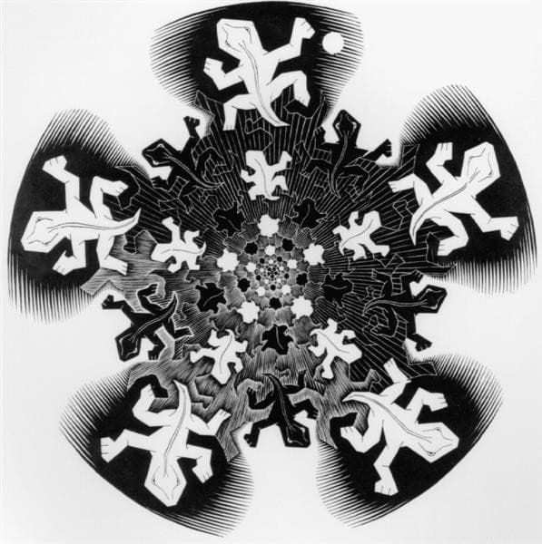 Development II — M.C. Escher