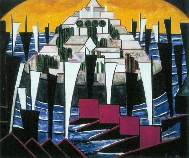 Bild no. 15, Berg und Schiffe — Jacoba van Heemskerck van Beest