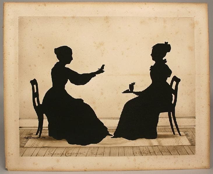 Lucinda Carpenter, Tweeter and Abigail Forrester — Auguste Edouart