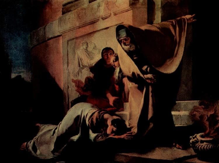 The Repudiation of Hagar — Giovanni Battista Tiepolo