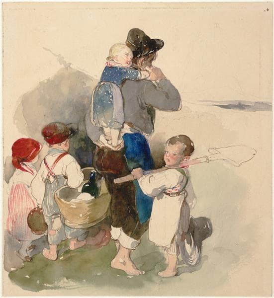 Children on Their Way to Work in the Fields — Peter Fendi