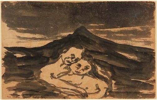 Los cuerpos de dos amantes que reposan en el fondo — Joy Hester