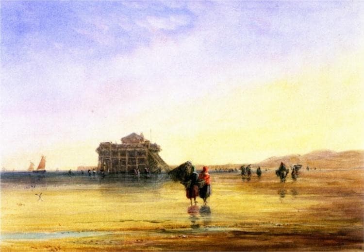Calais Sands with Fort Rouge — David Cox