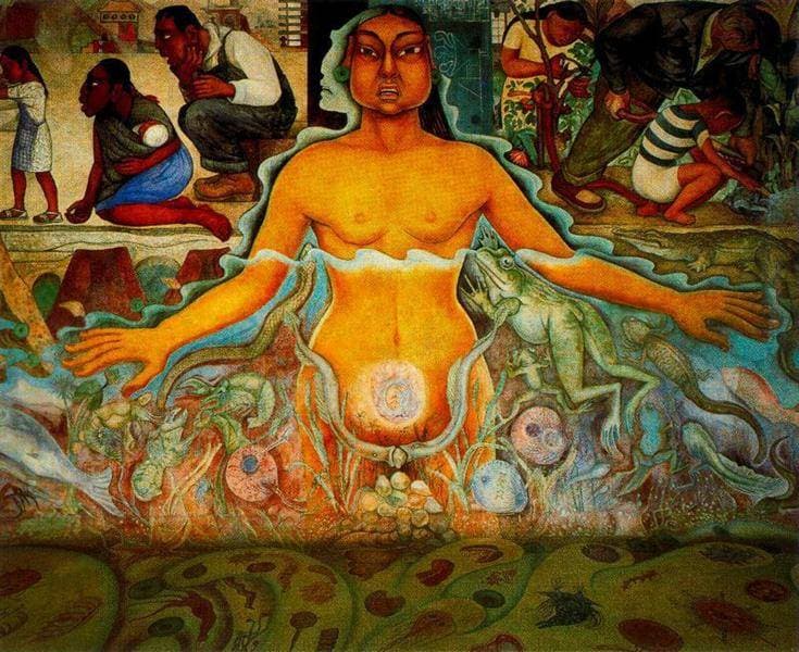 Figure Symbolizing the Asiatic Race — Diego Rivera