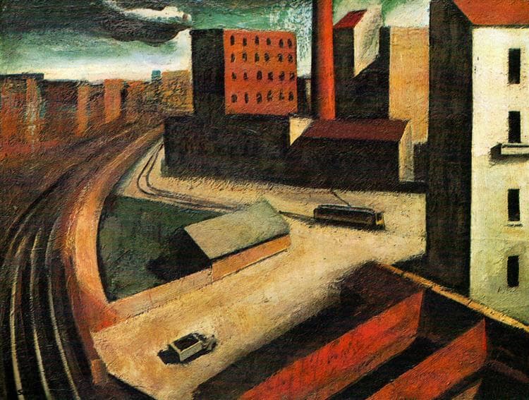 Urban landscape — Mario Sironi