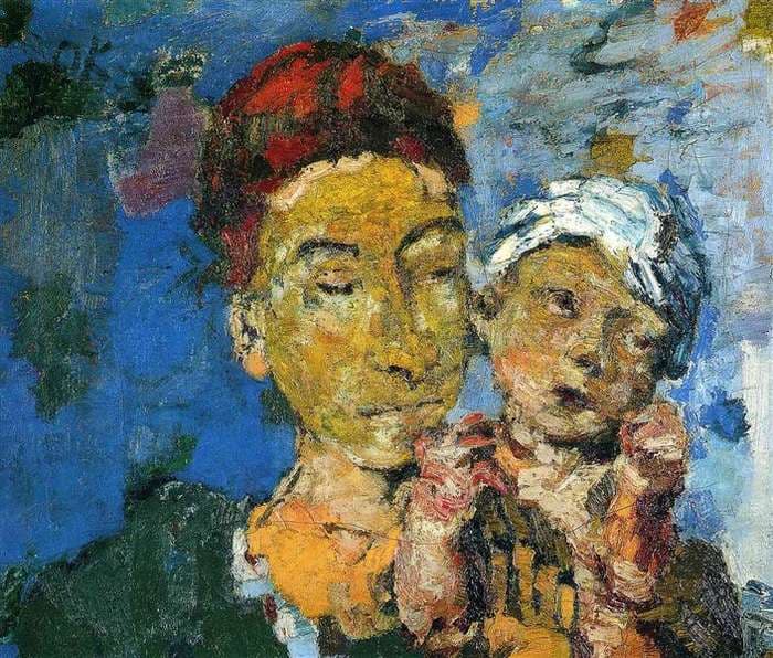 Mother and Child — Oskar Kokoschka