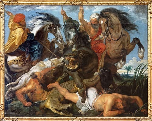 Hippopotamus and Crocodile Hunt — Peter Paul Rubens