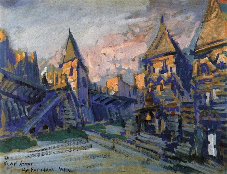 Yaroslavna's Lament — Konstantin Korovin