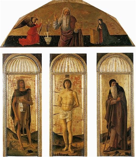 Triptych of St. Sebastian — Jacopo Bellini