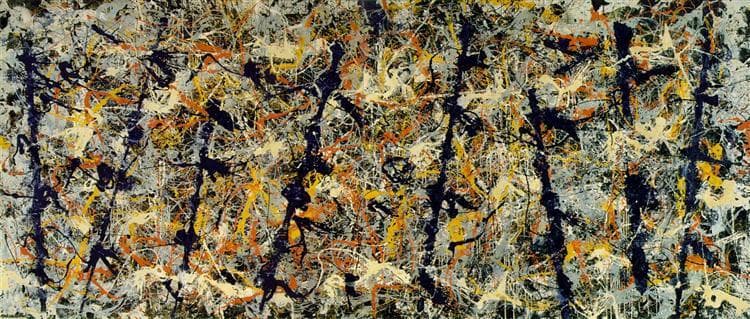 Blue poles (Number 11) — Jackson Pollock