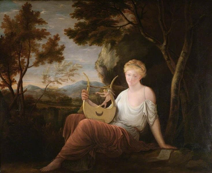 Woman with a Lyre — Gavin Hamilton