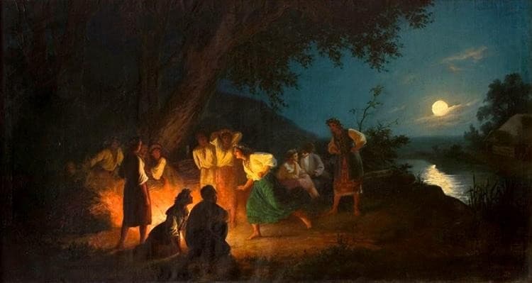 Night on the Eve of Ivan Kupala — Henryk Siemiradzki