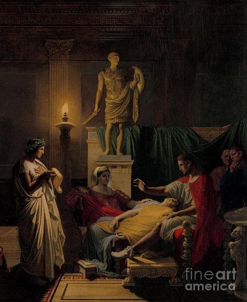 Virgil Reading from the Aeneid — Jean-Auguste-Dominique Ingres