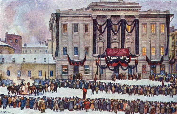 In those days. At the House of Unions in the days of Lenin's funeral — Konstantin Yuon