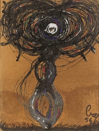 La Madmoiselle du Jamaica — Enrico Baj