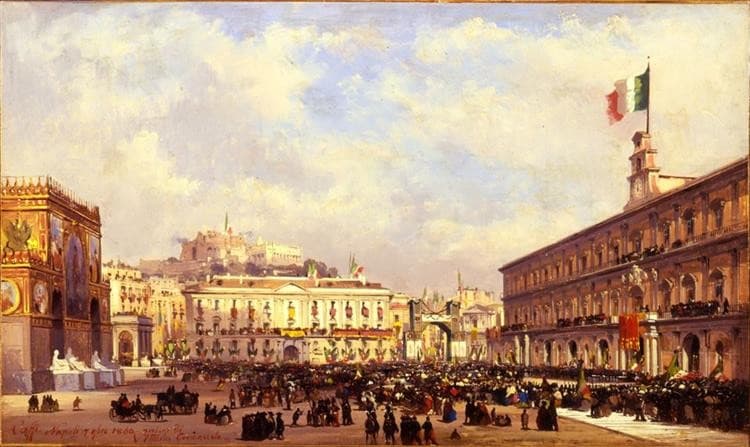 Vittorio Emanuele in Naples on November 7th, 1860 — Caffi Ippolito