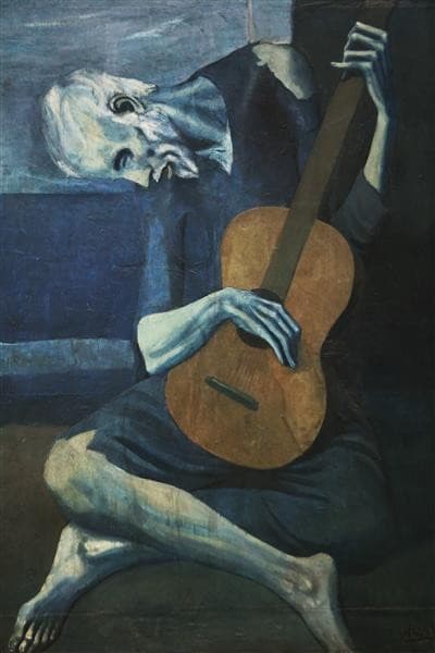 The old blind guitarist — Pablo Picasso
