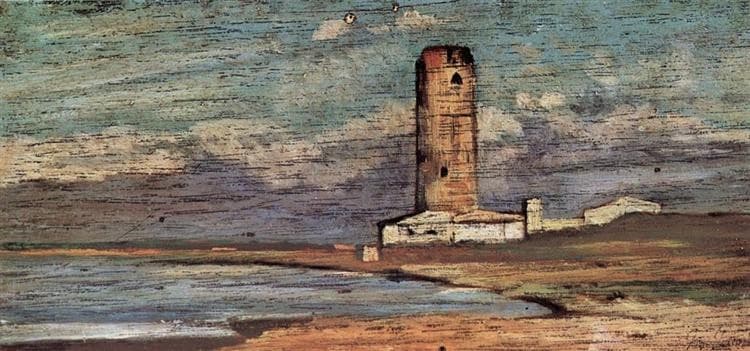 The Tower of Magnale — Giovanni Fattori