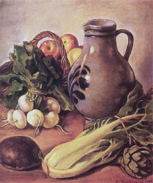 Still life with a jug — Zinaida Serebriakova