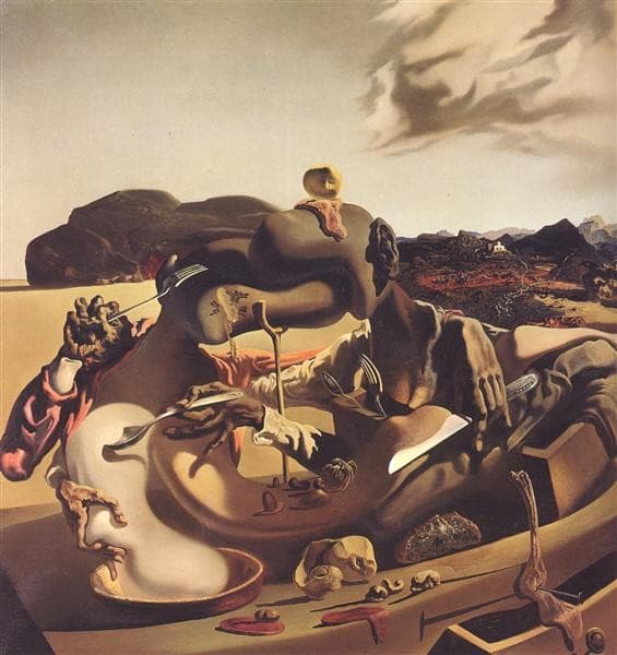 Autumnal Cannibalism — Salvador Dalí