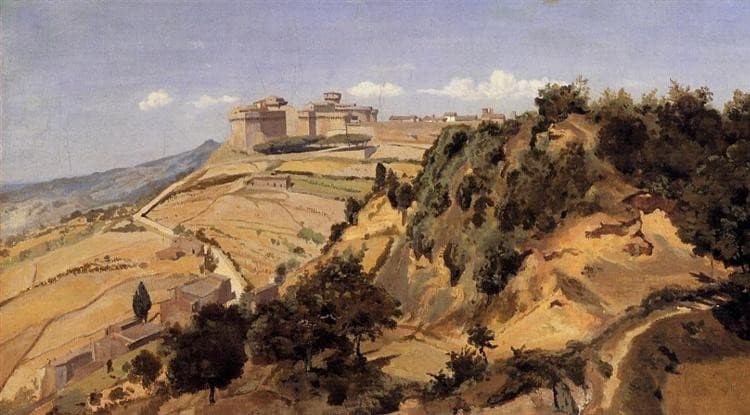 Voltarra the Citadel — Jean-Baptiste-Camille Corot