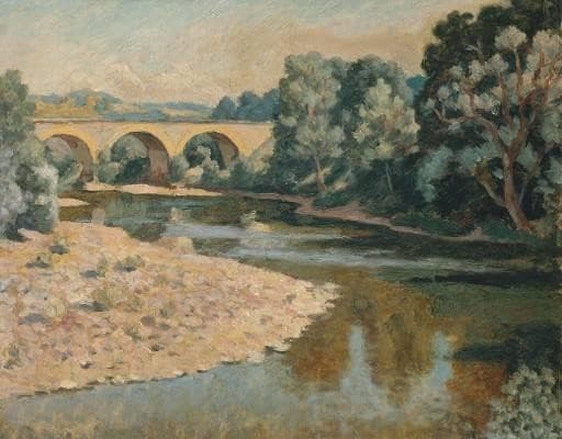 Bridge over the Allier — Roger Fry