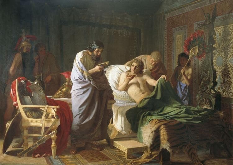 Alexander of Macedon Trust's the Doctor Philip — Henryk Siemiradzki